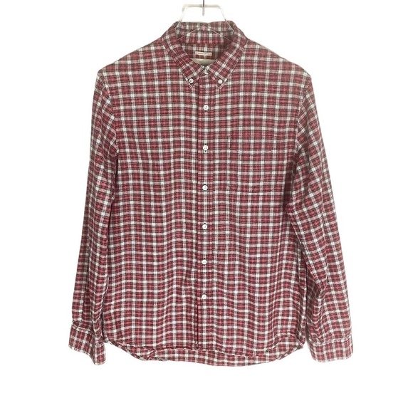 Ralph Lauren‎ Denim & Supply Men's Plaid Dress Shirt Red - Picture 10 of 10
